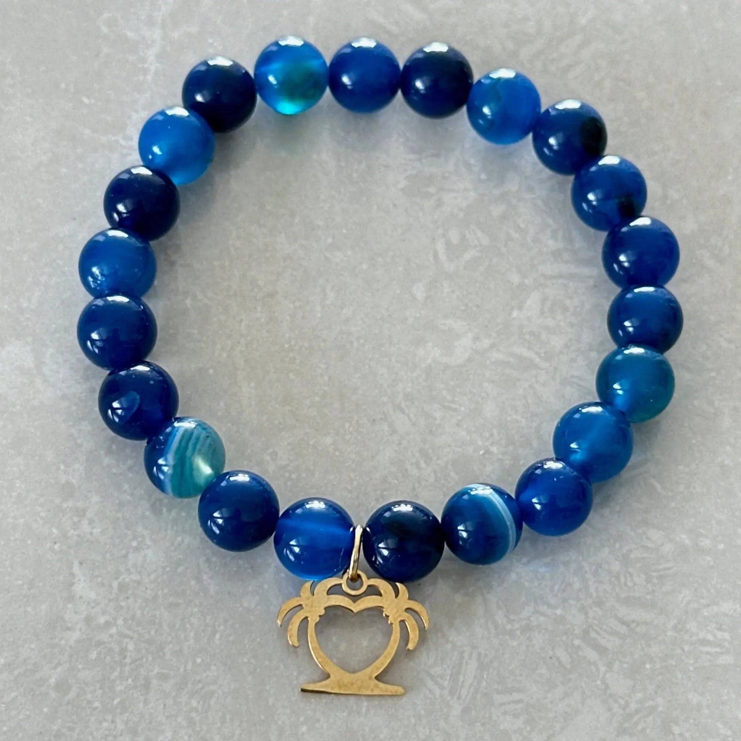 Blue Agate Bracelet - Uplift Beads