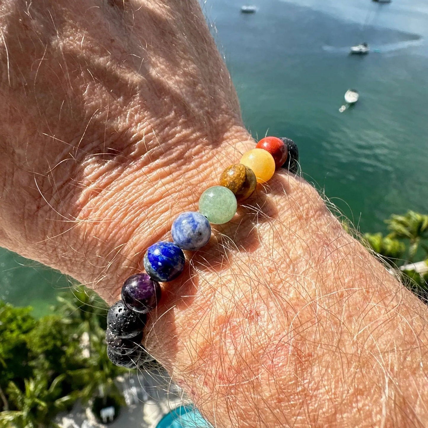 Seven Chakra Bracelet - Uplift Beads