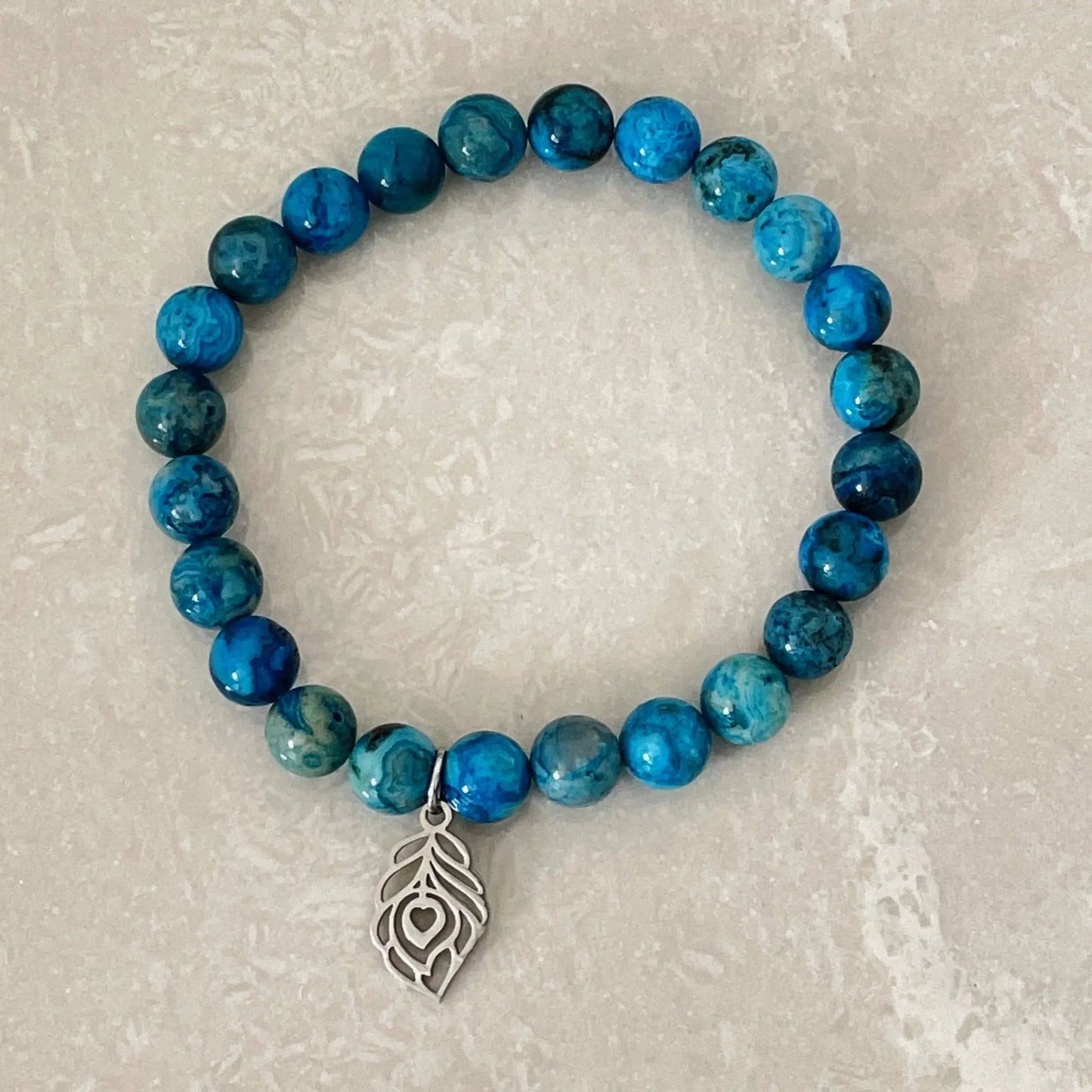 Crazy Lace Agate Bracelet - Uplift Beads