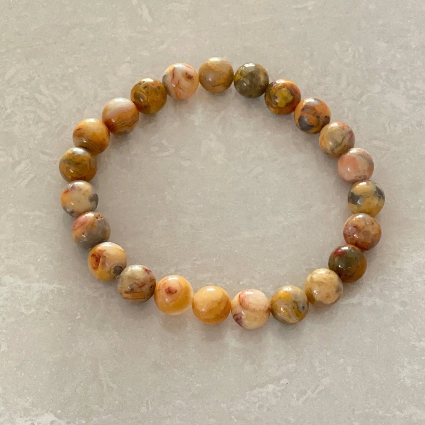 Crazy Lace Agate Bracelet - Uplift Beads