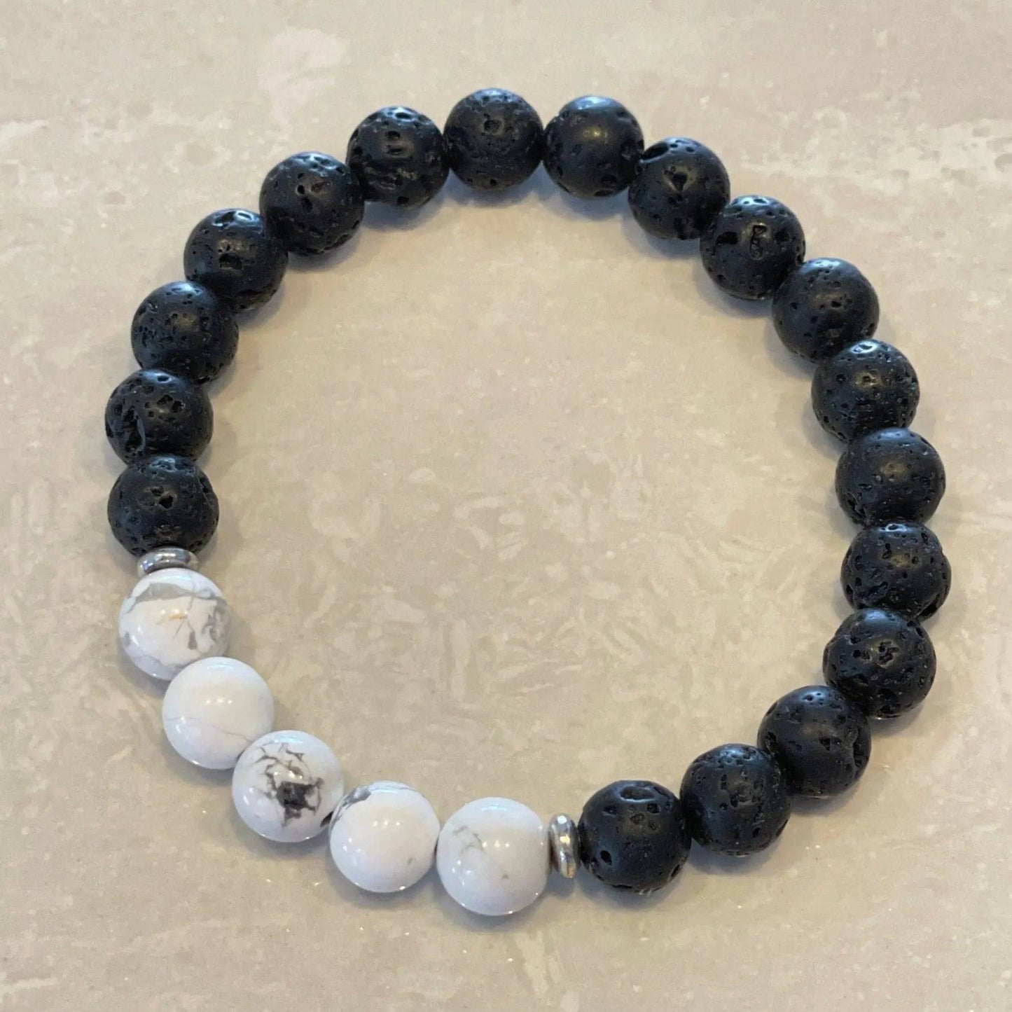 Aromatherapy bracelet designed for essential oil diffusion - Uplift Beads