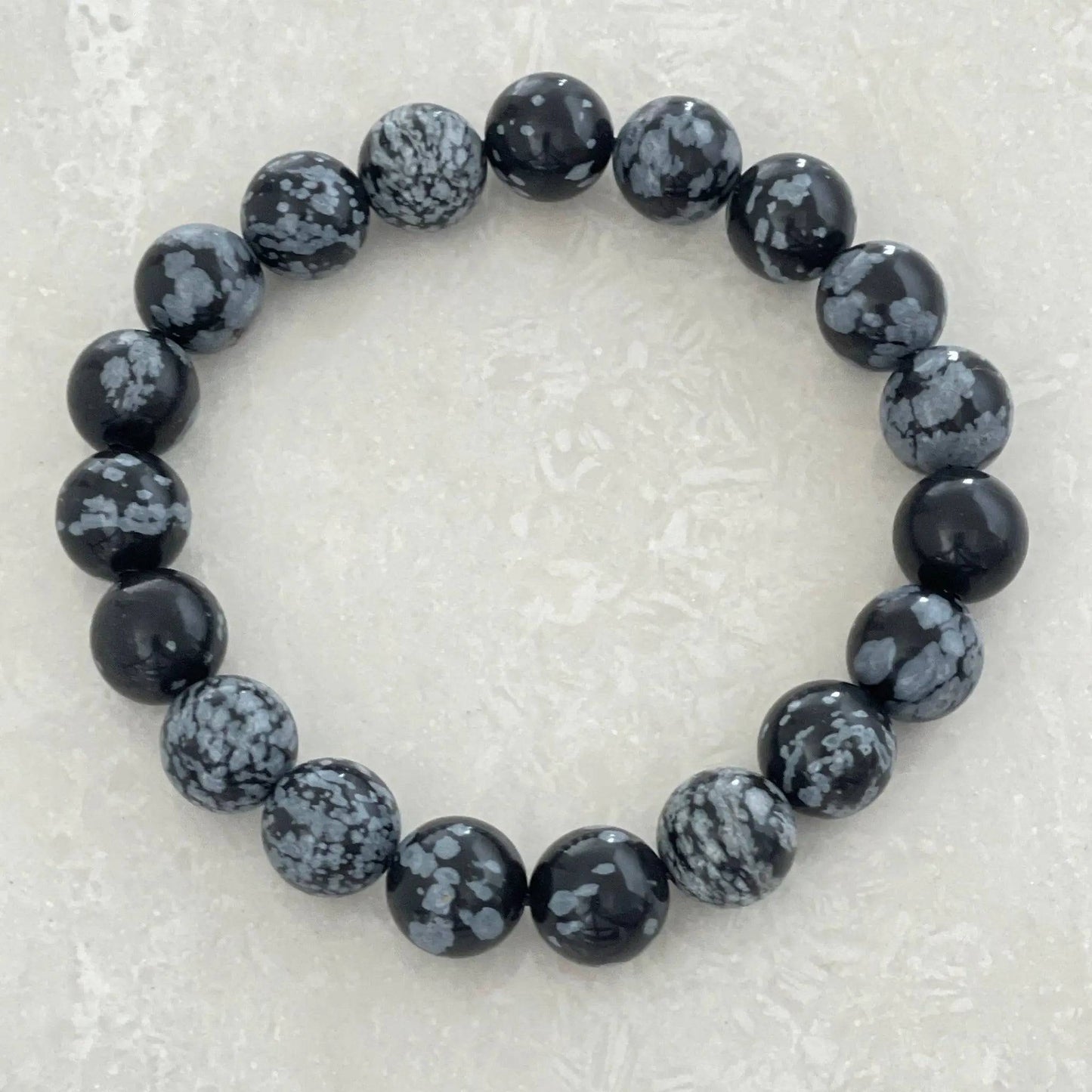 Snowflake Obsidian Bracelet - Uplift Beads