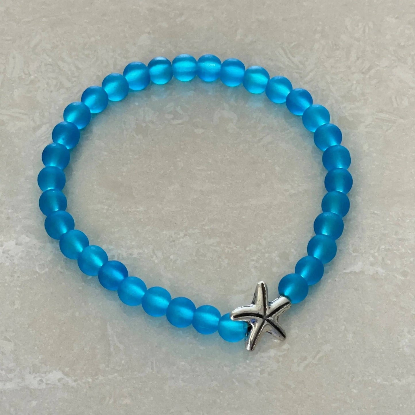 Starfish Sea Glass Bracelet - Uplift Beads