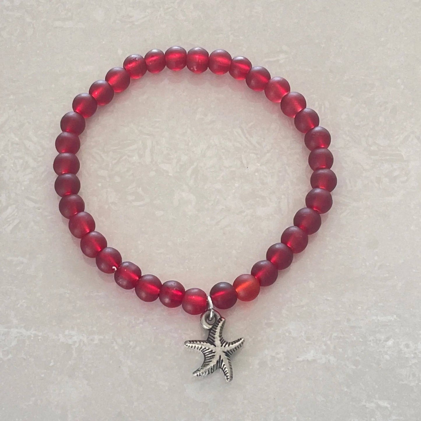 Starfish Sea Glass Bracelet - Uplift Beads