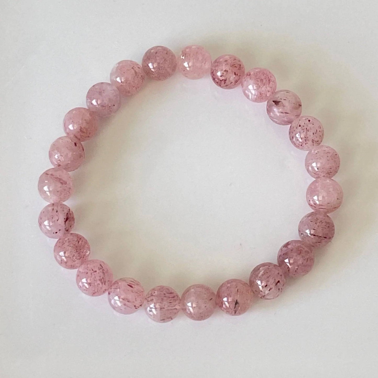Strawberry Quartz Bracelet - Uplift Beads