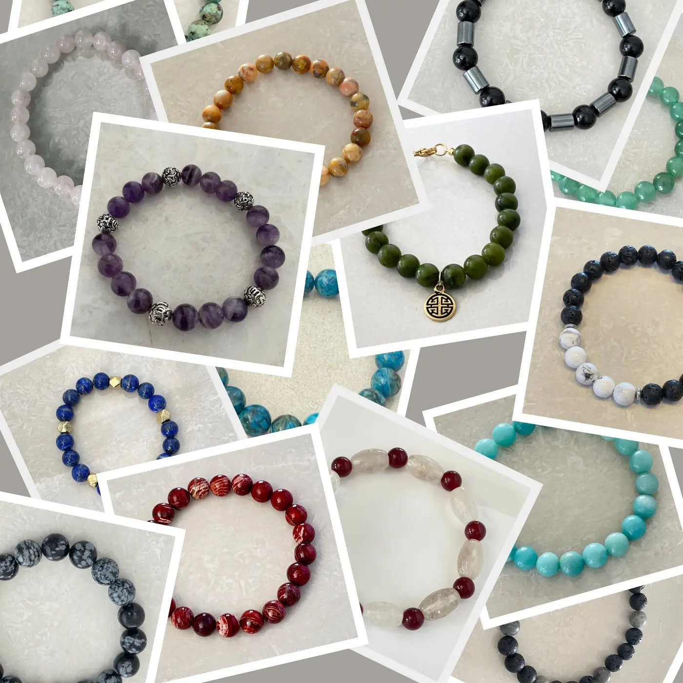 Healing-Gemstone-Bracelets Uplift Beads