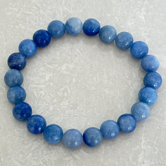 Blue Aventurine 'Serenity' Bracelet - Uplift Beads