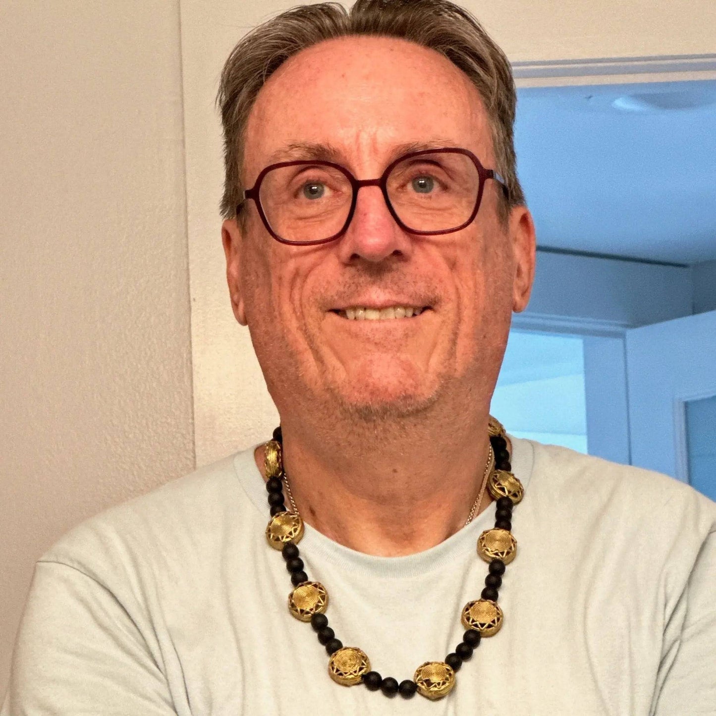 African Circular Star Necklace - Uplift Beads