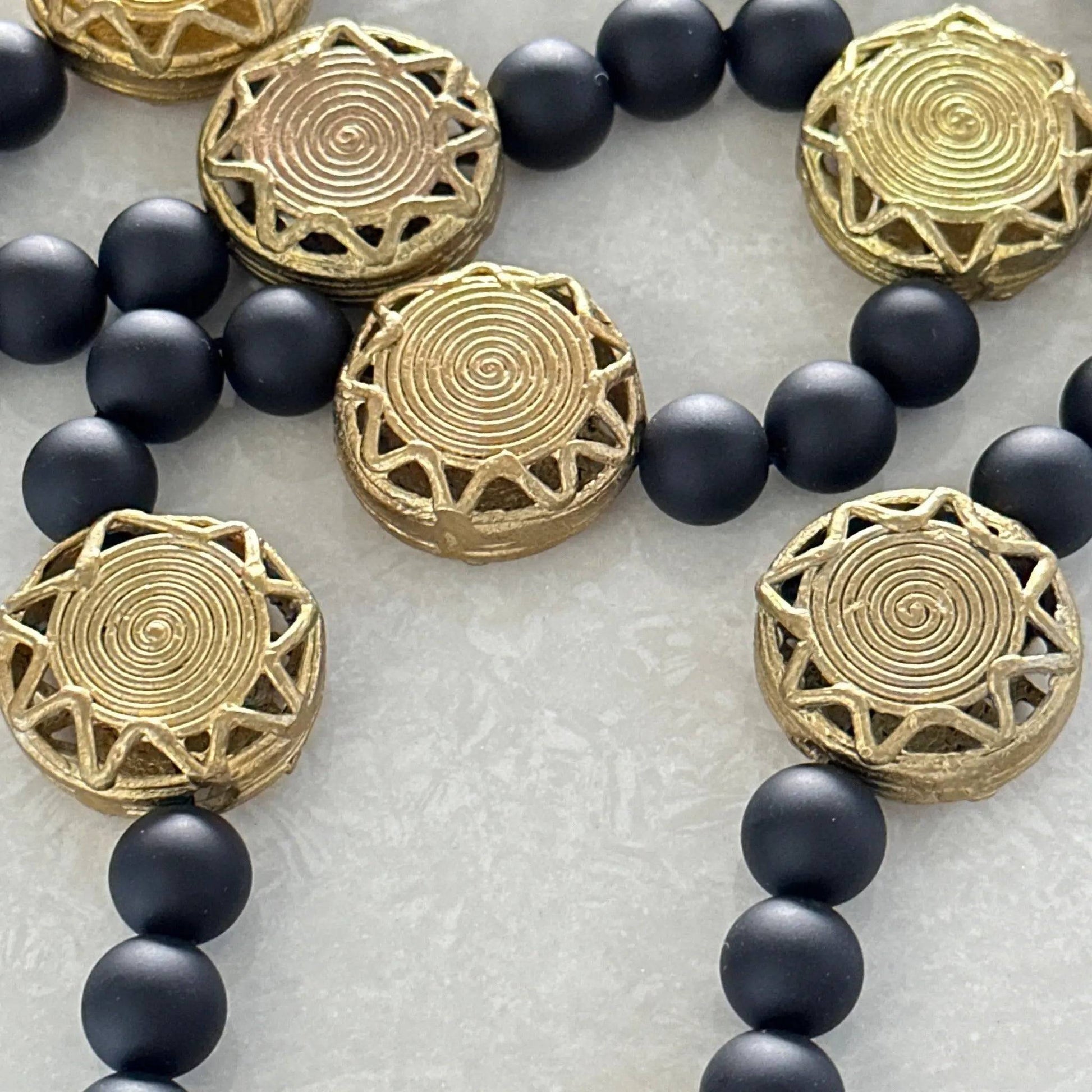African Circular Star Necklace - Uplift Beads