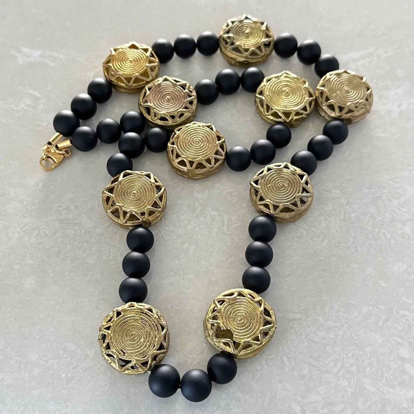 African Circular Star Necklace - Uplift Beads