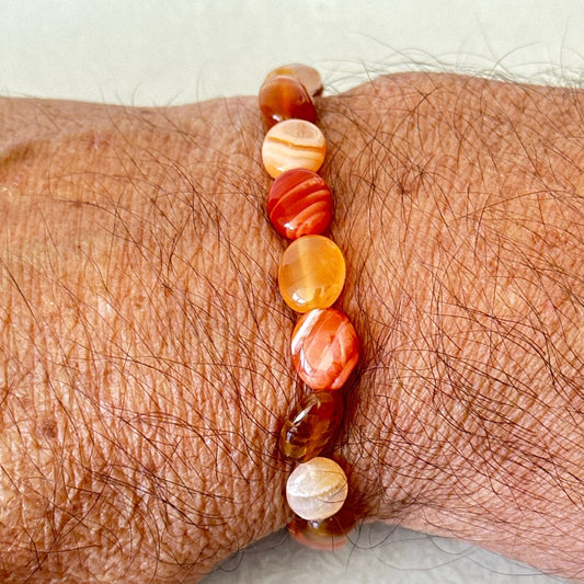 Botswana Agate Bracelet - Uplift Beads