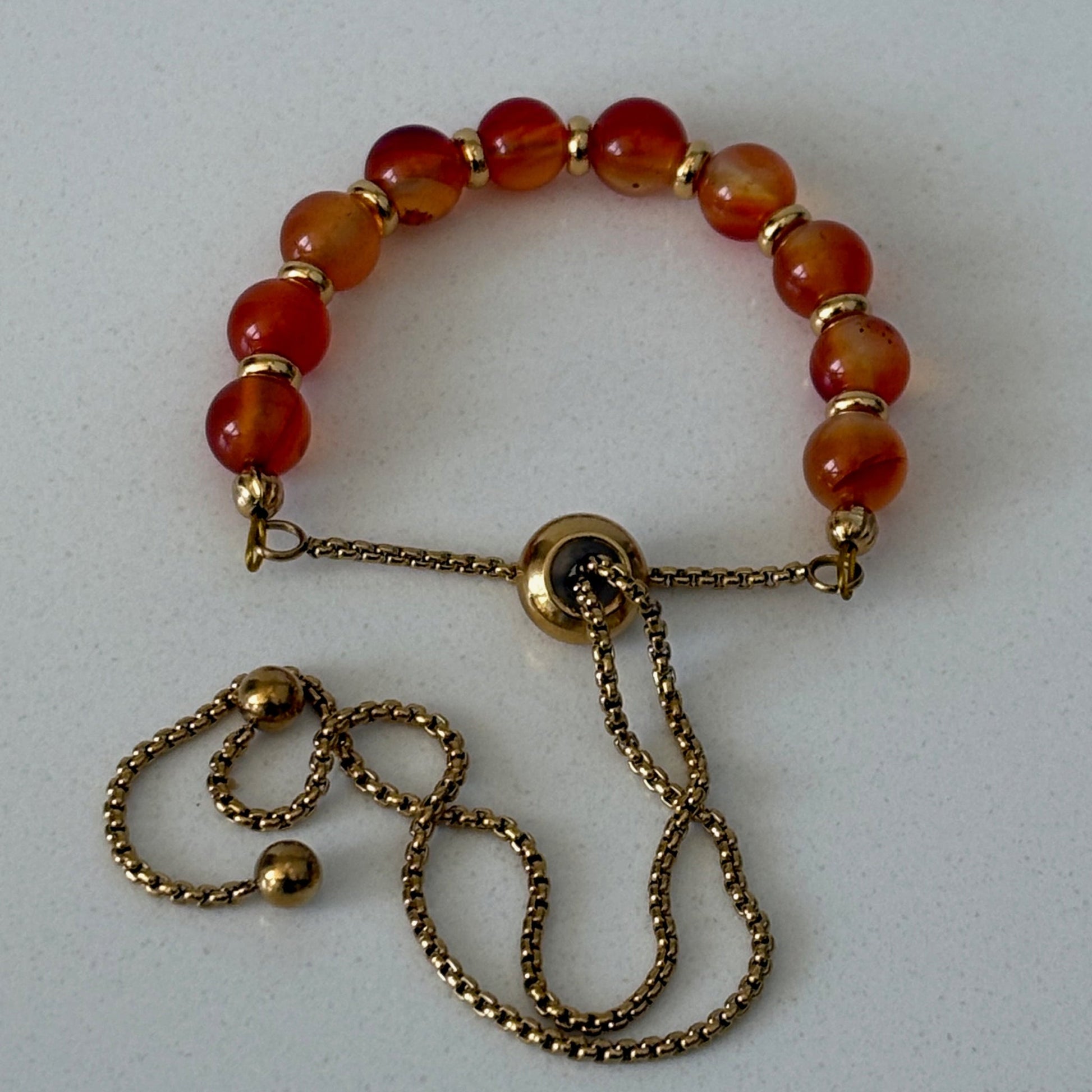 Carnelian Gemstone Bracelet – Natural Stone with Symbolic Accents - Uplift Beads LLC