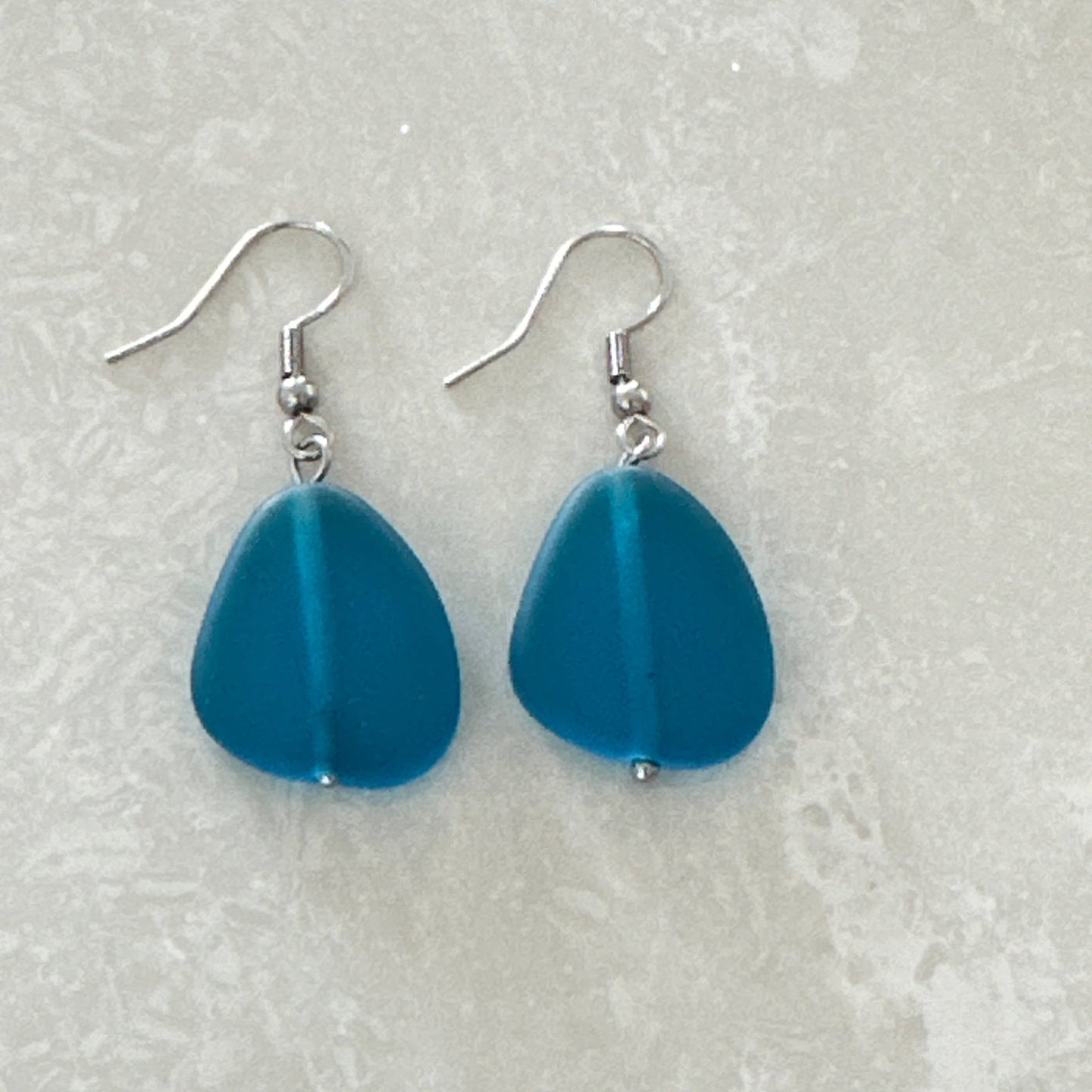 Cultured Sea Glass Earrings - Uplift Beads