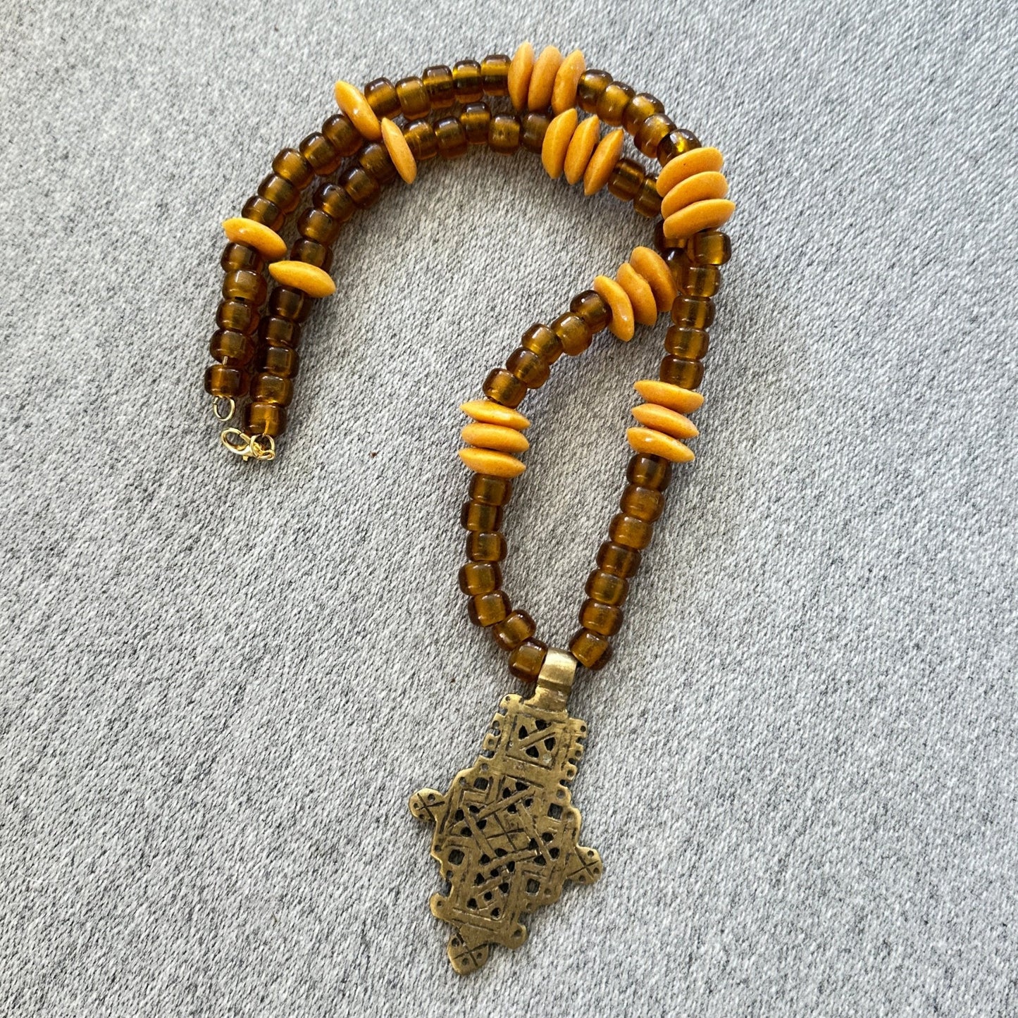 Ethiopian Cross Necklace - Uplift Beads