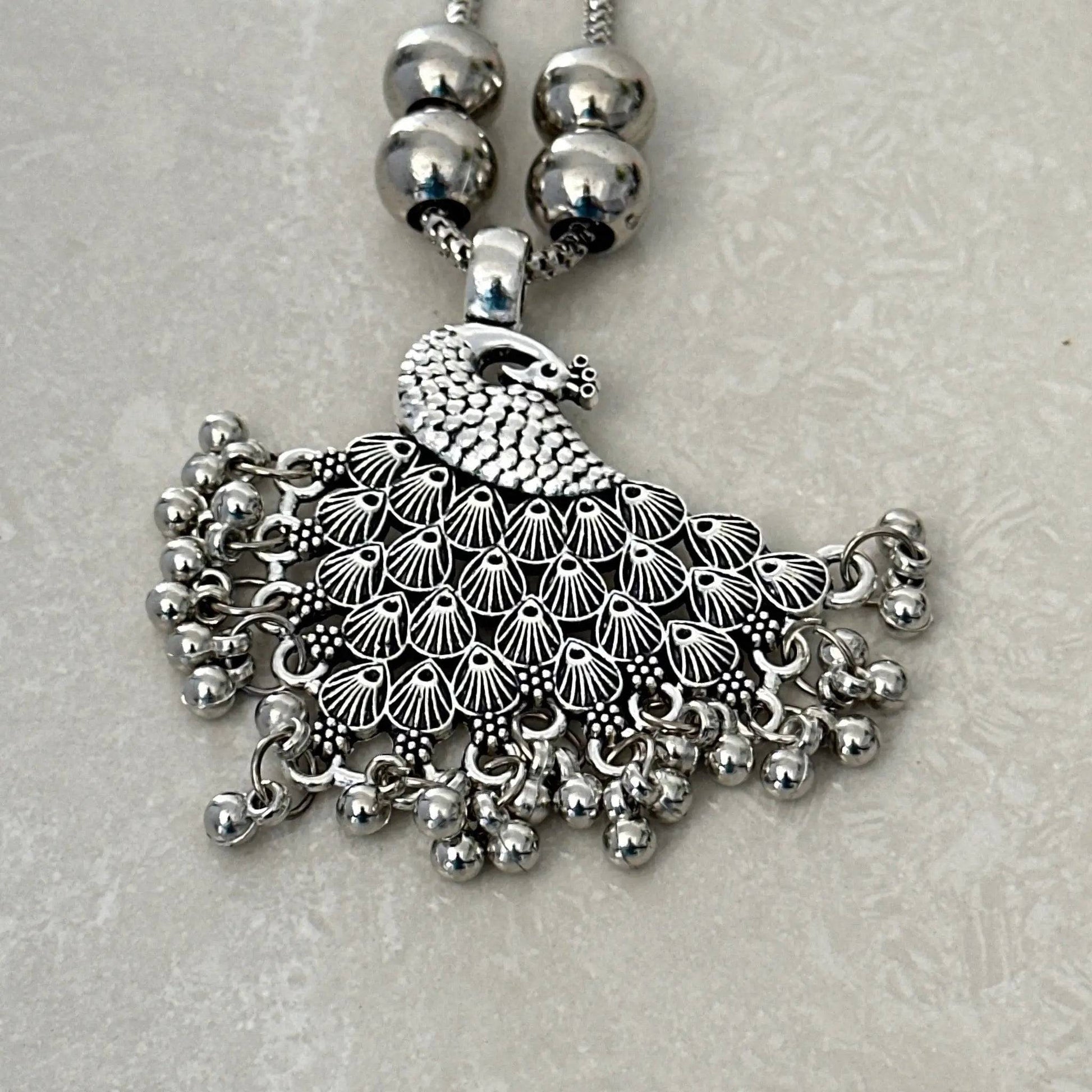 Traditional style fashion necklace with decorative Indian design elements - Uplift Beads