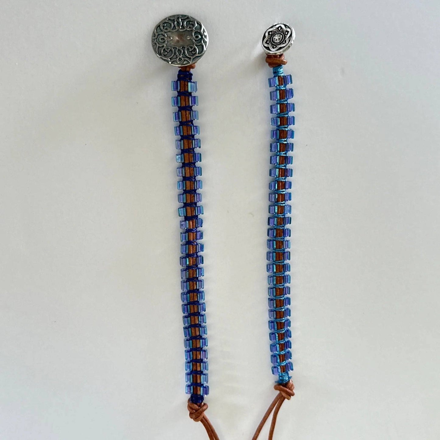 Leather Macrame Bead Bracelet - Uplift Beads