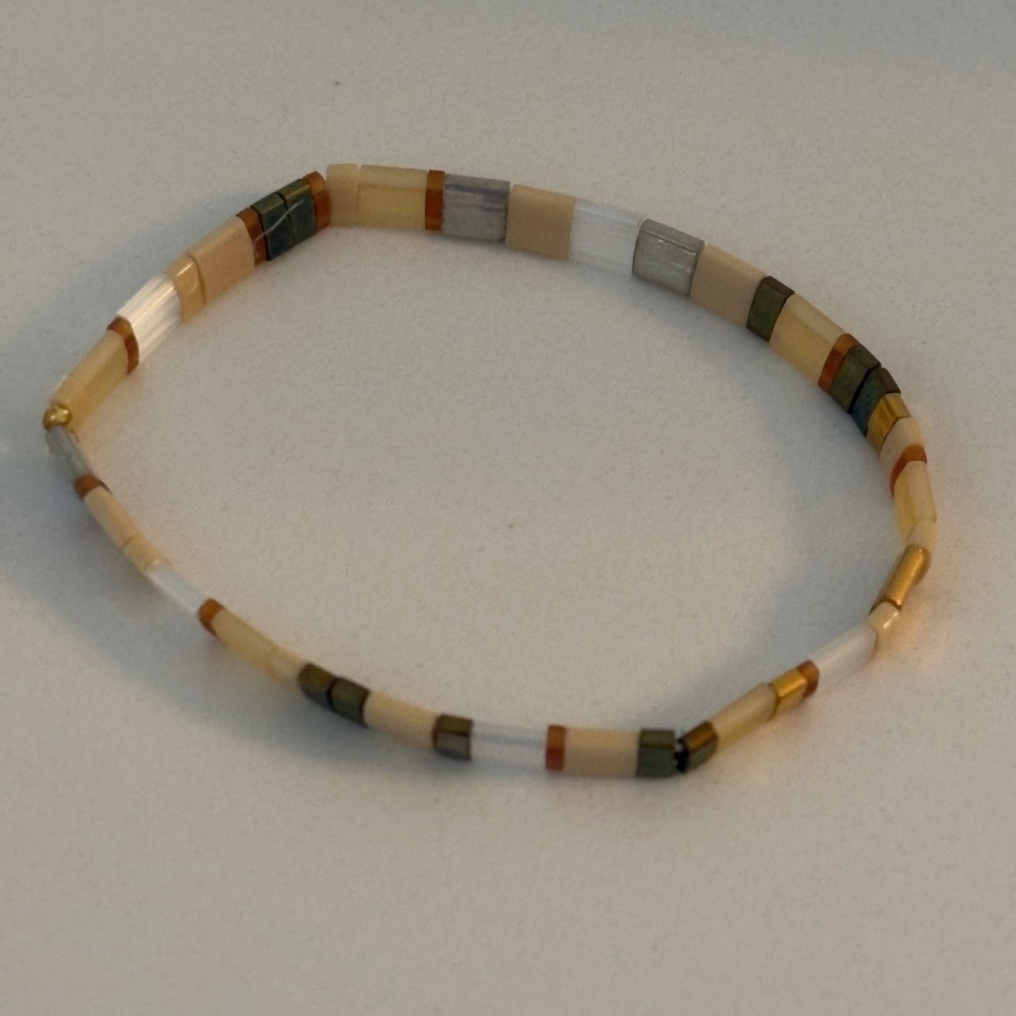 Miyuki Bead Stretch Bracelet – Handmade Seed & Tila Bead Jewelry - Uplift Beads LLC