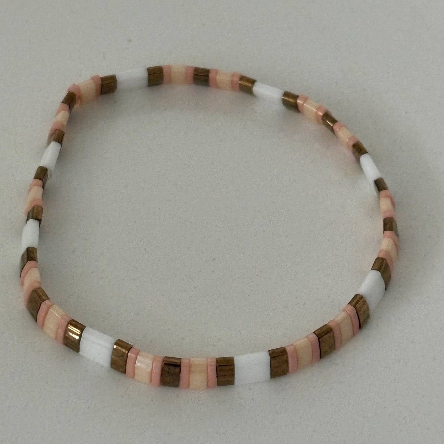 Miyuki Bead Stretch Bracelet – Handmade Seed & Tila Bead Jewelry - Uplift Beads LLC