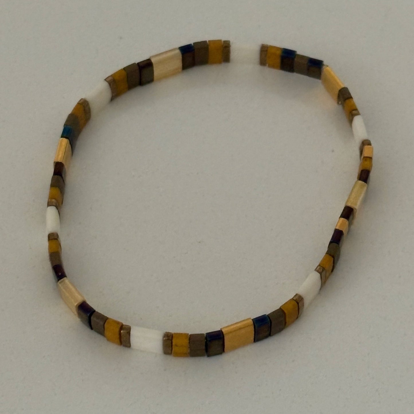 Miyuki Bead Stretch Bracelet – Handmade Seed & Tila Bead Jewelry - Uplift Beads LLC