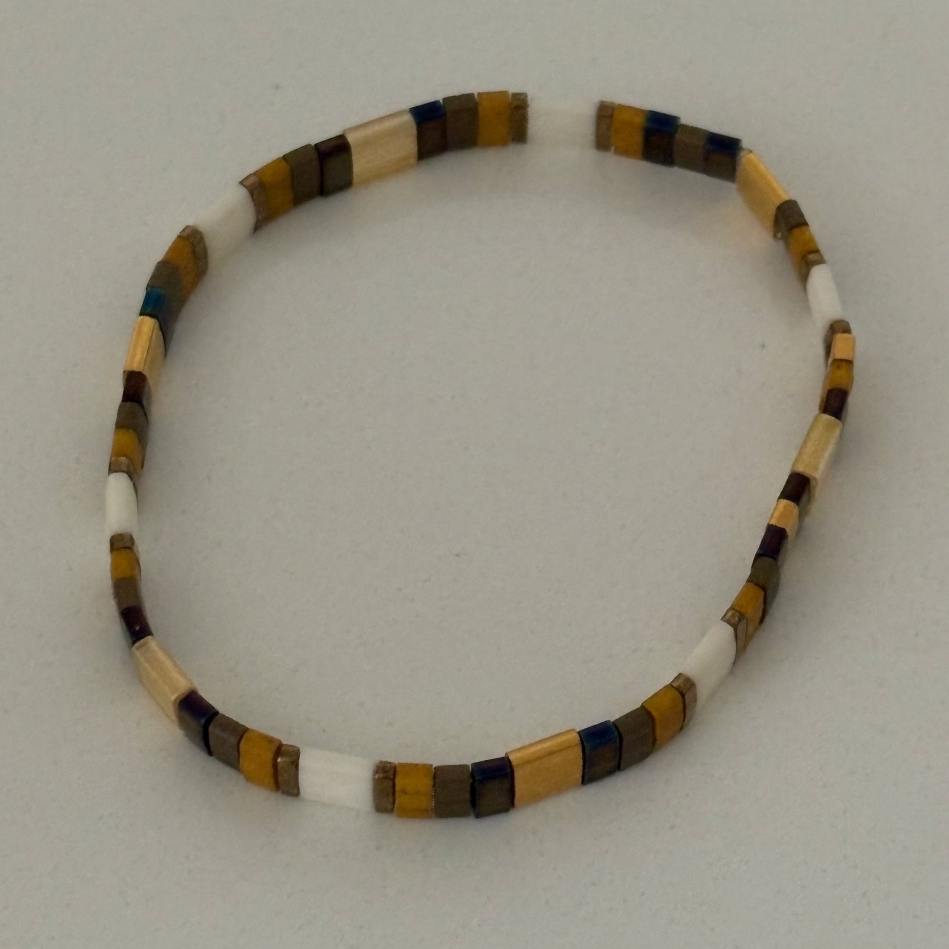 Miyuki Bead Stretch Bracelet – Handmade Seed & Tila Bead Jewelry - Uplift Beads LLC