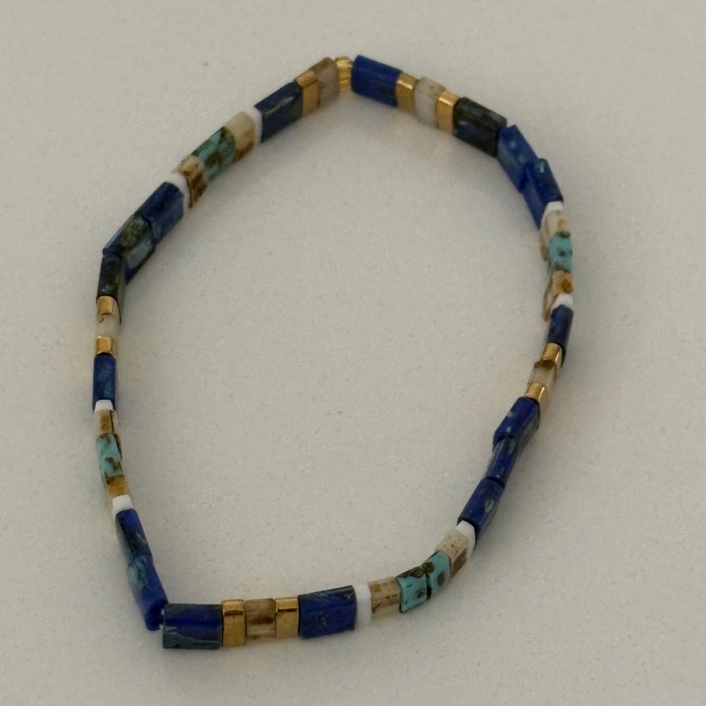 Miyuki Bead Stretch Bracelet – Handmade Seed & Tila Bead Jewelry - Uplift Beads LLC