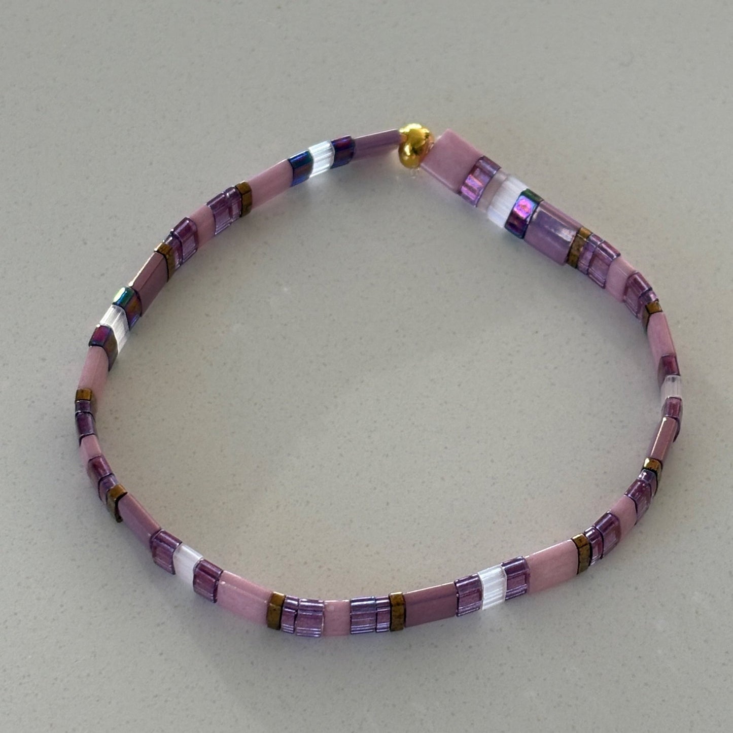 Miyuki Bead Stretch Bracelet – Handmade Seed & Tila Bead Jewelry - Uplift Beads LLC