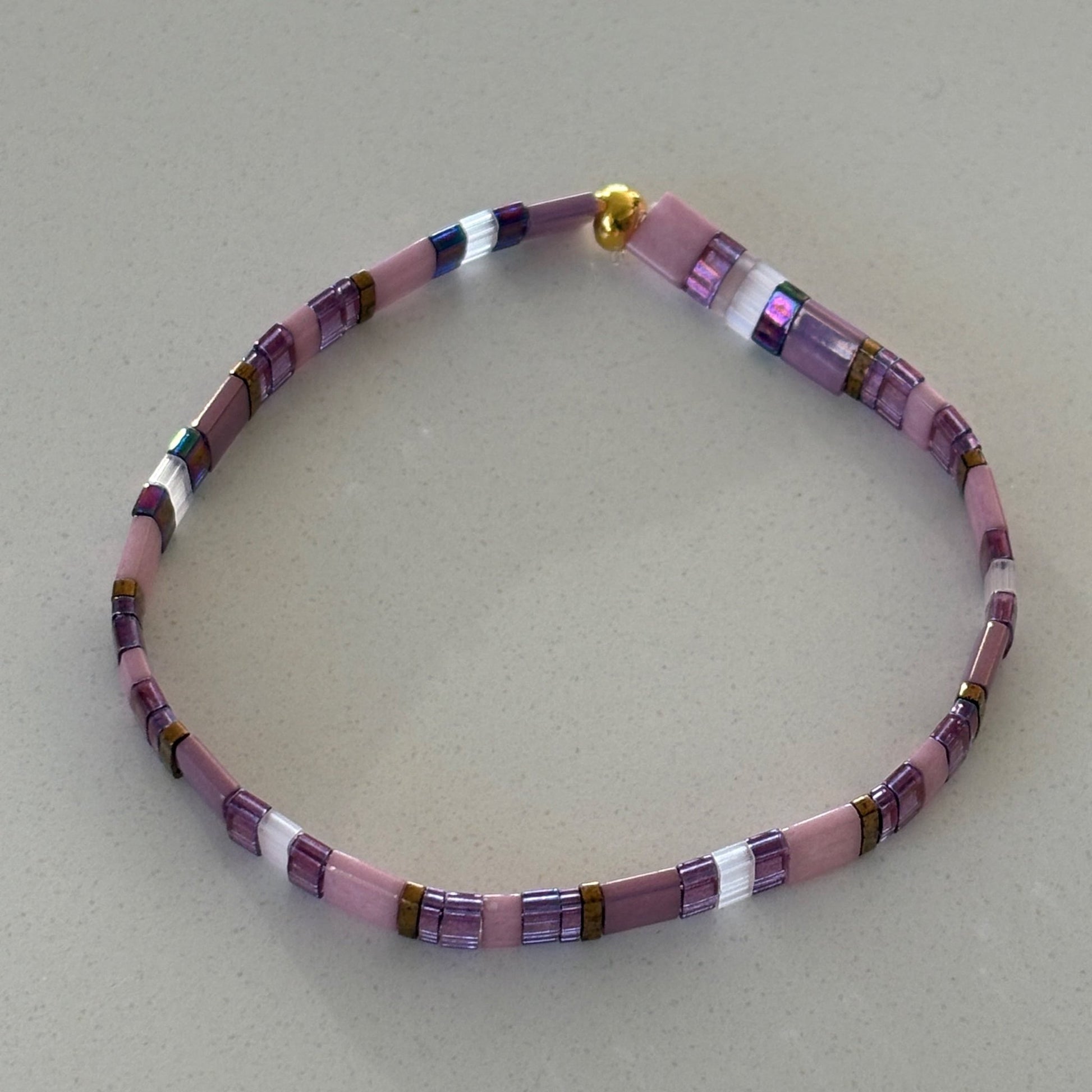 Miyuki Bead Stretch Bracelet – Handmade Seed & Tila Bead Jewelry - Uplift Beads LLC