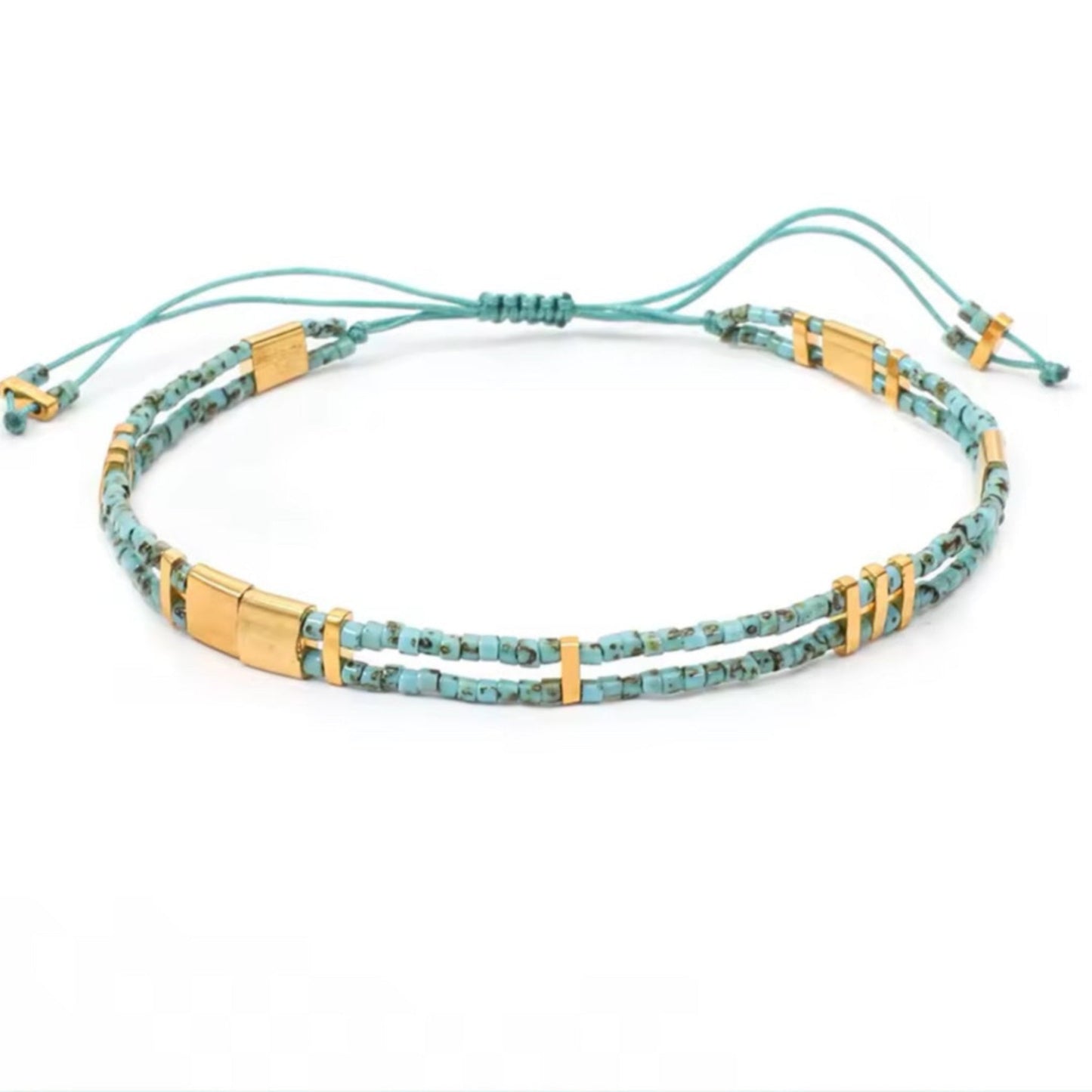 Miyuki Double Strand Bead Bracelet - Uplift Beads