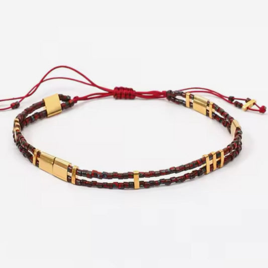 Miyuki Double Strand Bead Bracelet - Uplift Beads