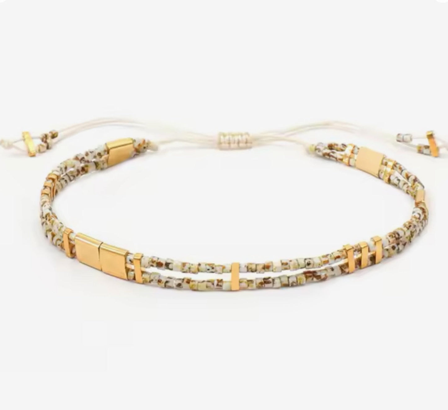 Miyuki Double Strand Bead Bracelet - Uplift Beads