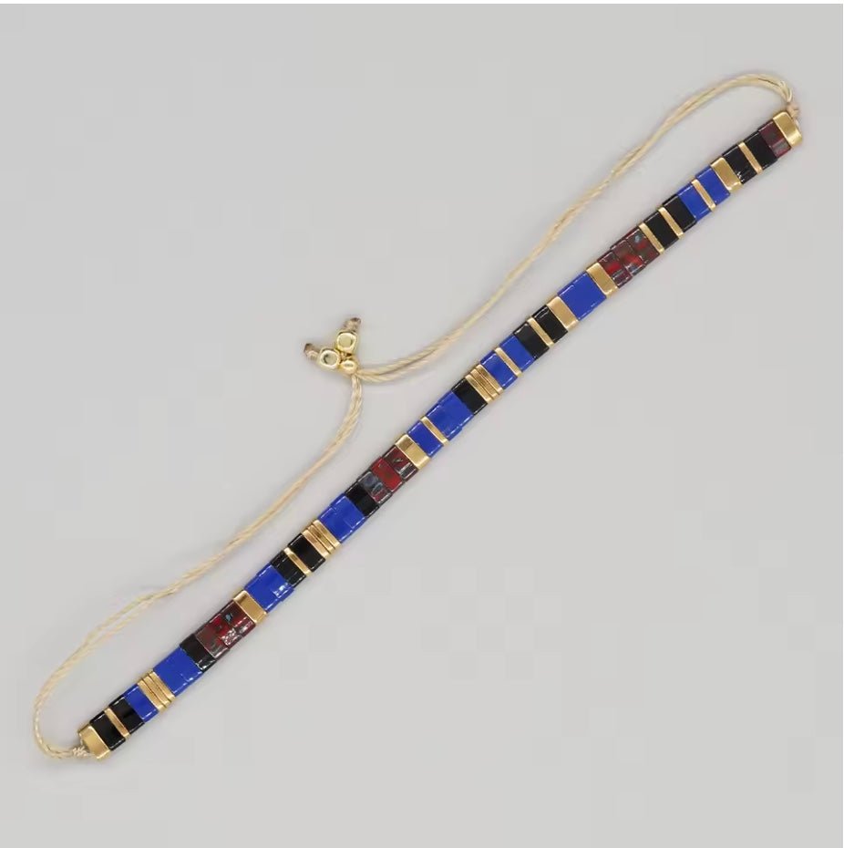 Miyuki Tila Bead Bracelet - Uplift Beads