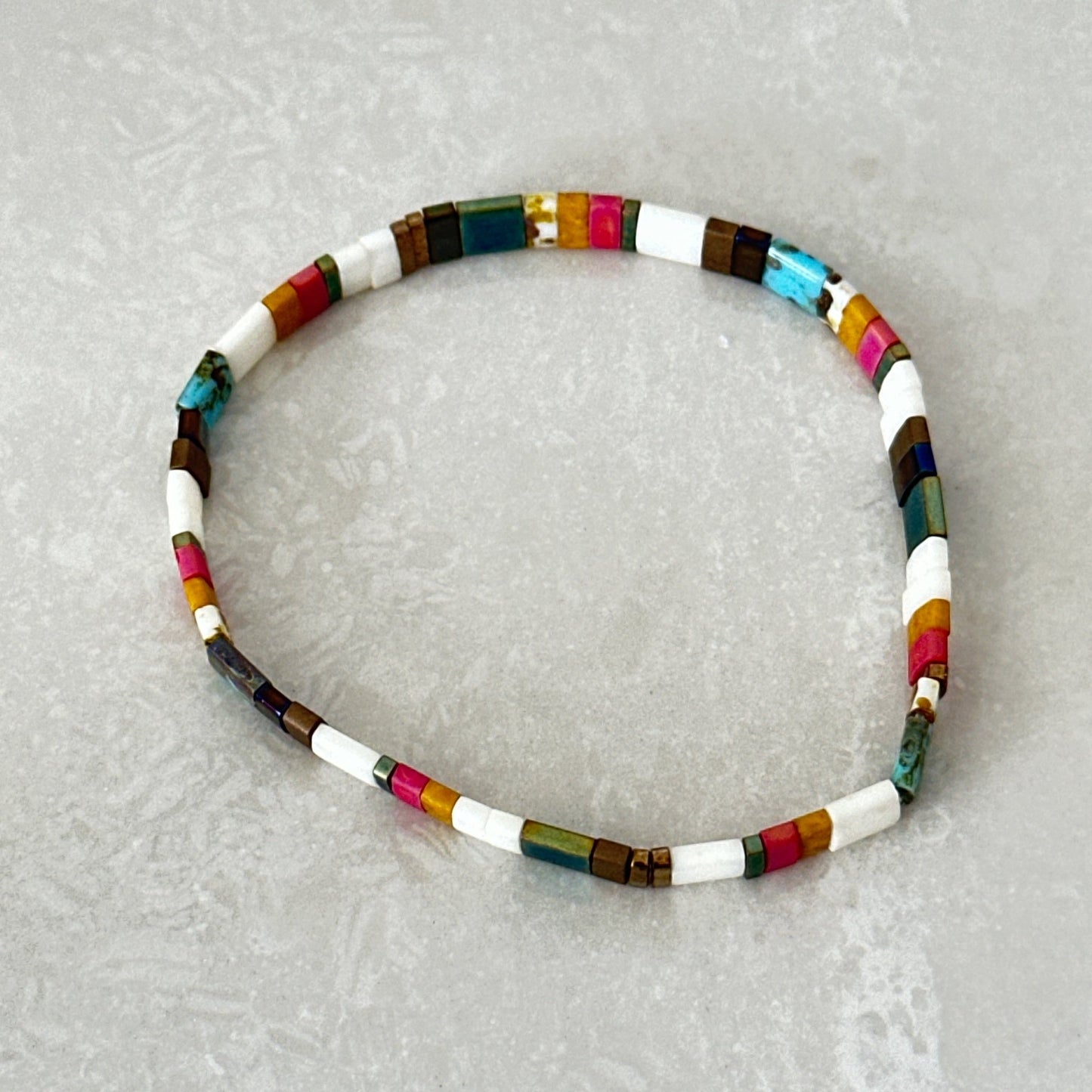 Miyuki Tila Bead Bracelet - Uplift Beads