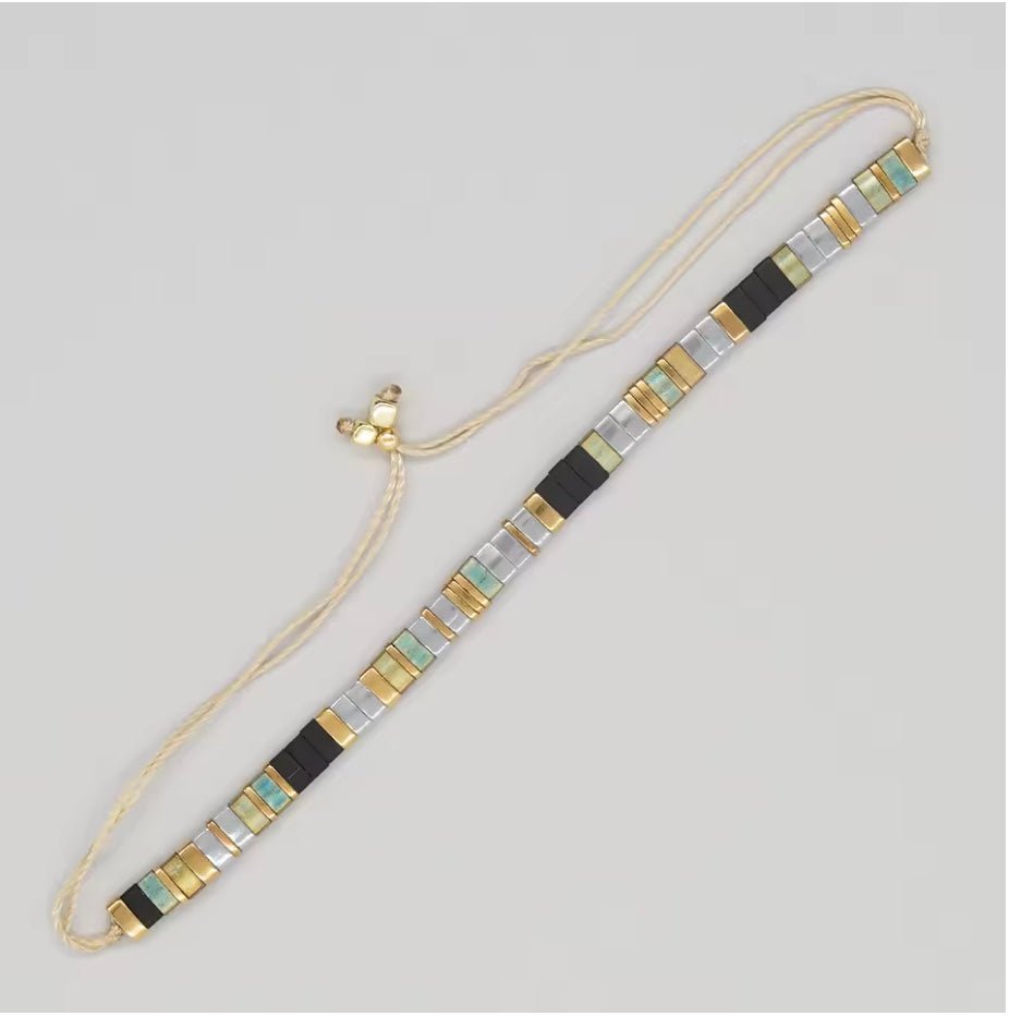 Miyuki Tila Bead Bracelet - Uplift Beads