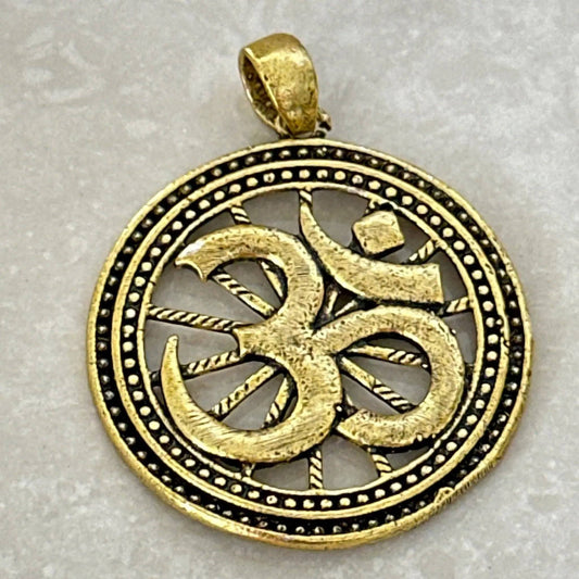 OM Yoga Meditation Necklace - Uplift Beads
