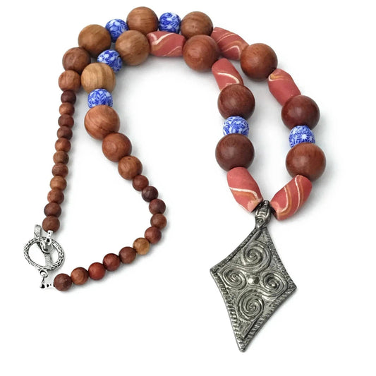 Rosewood Boho Necklace - Uplift Beads