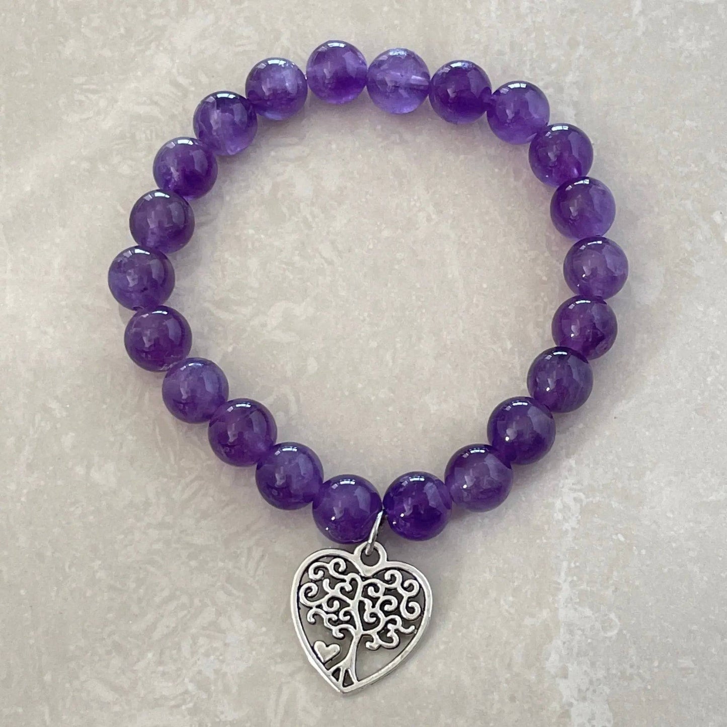 Amethyst Bracelet - Uplift Beads