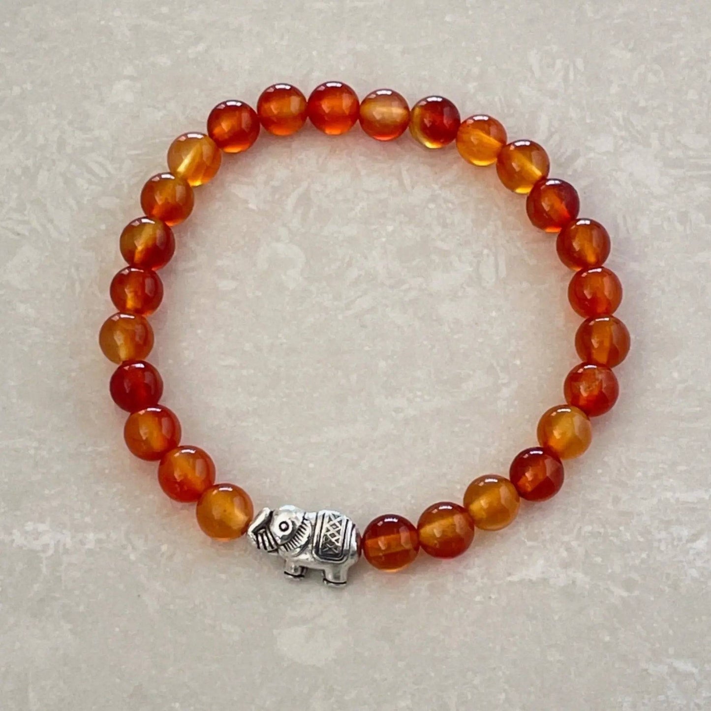 Carnelian Gemstone Bracelet - Uplift Beads