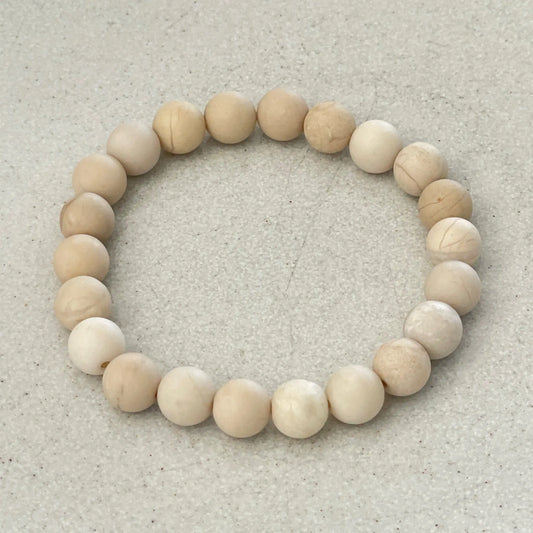 Fossil Riverstone Bracelet - Uplift Beads