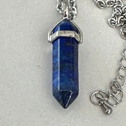 Lapis Lazuli Point Necklace - Uplift Beads