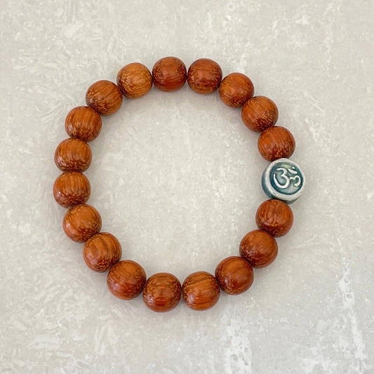Bayong OM 'Meditation & Tranquility' Bracelet - Uplift Beads