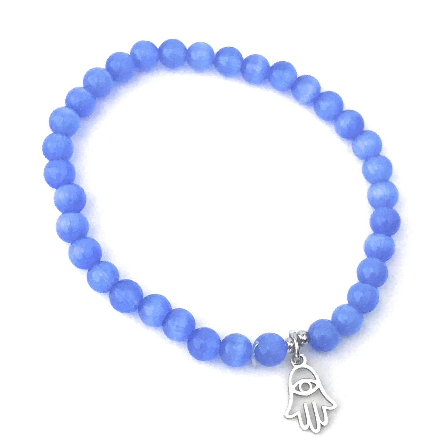 Cat Eye Hamsa Bracelet - Uplift Beads
