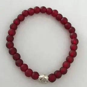 Conch Shell Sea Glass Bracelet - Uplift Beads