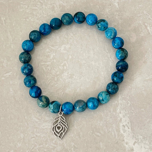 Crazy Lace Agate Bracelet - Uplift Beads