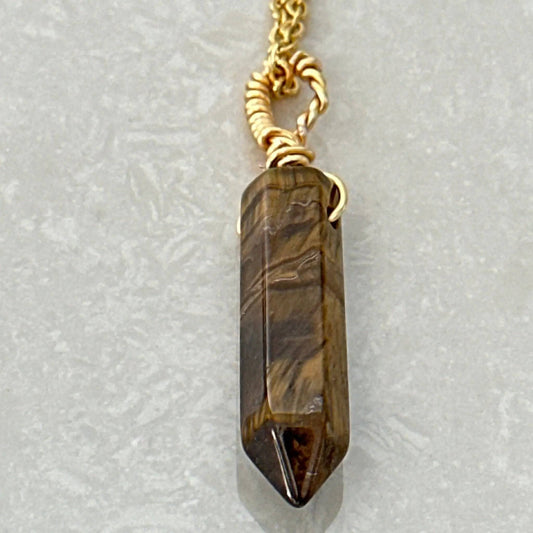 Crystal Point Necklace - Uplift Beads