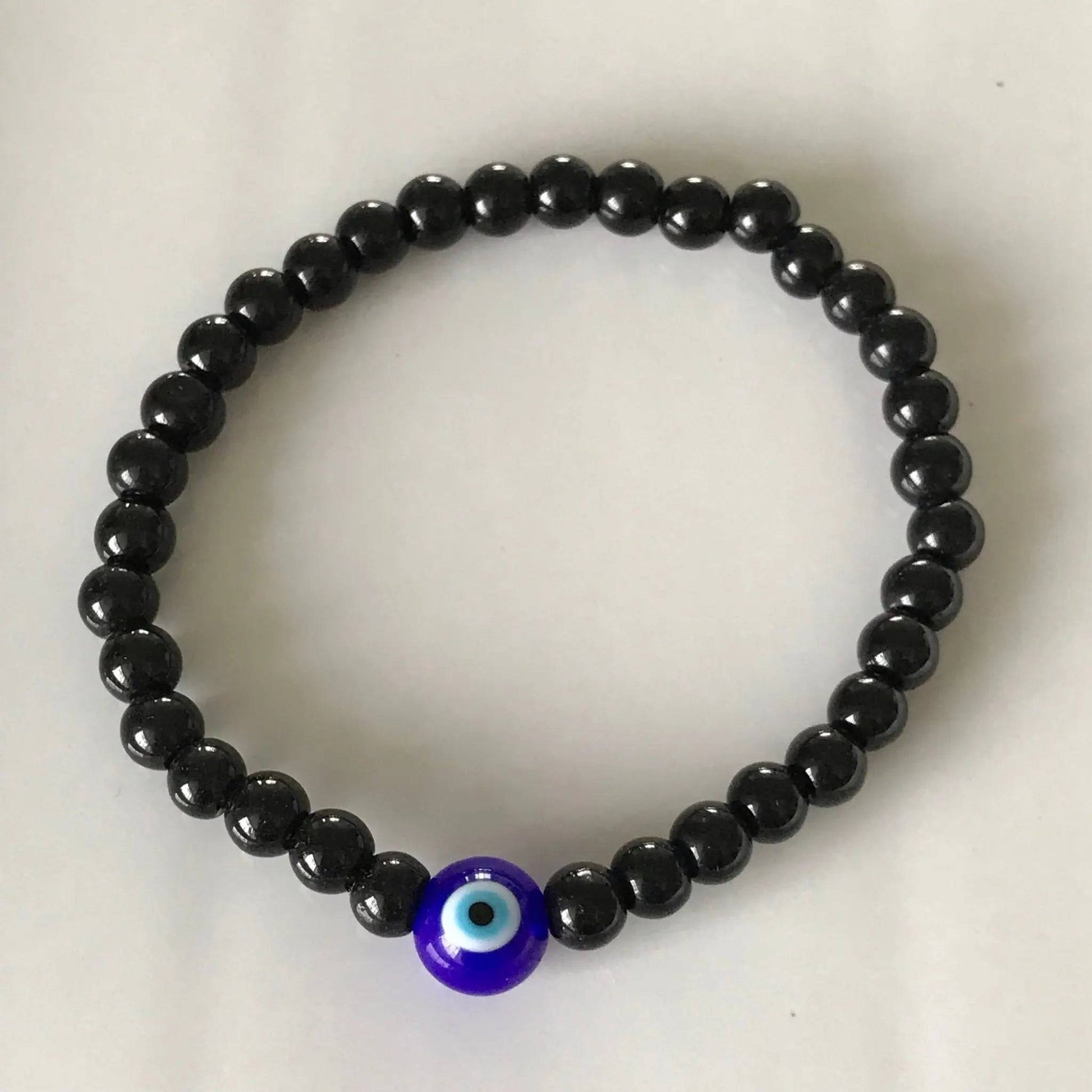 Evil Eye Glass Bead Bracelet - Uplift Beads