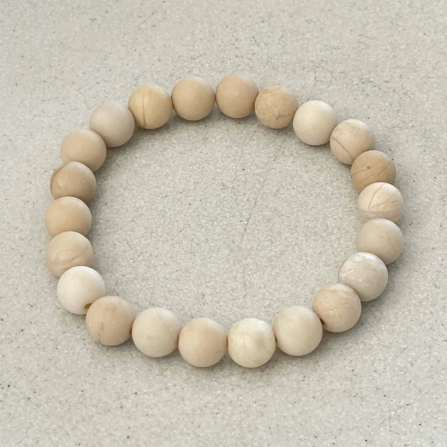Fossil Riverstone 'Journey' Bracelet - Uplift Beads