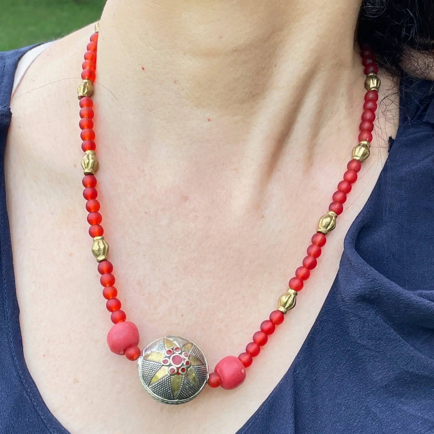 Kazakh Bead Necklace - Uplift Beads