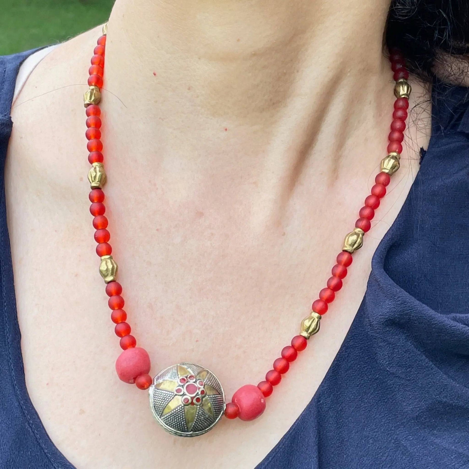 Kazakh Bead Necklace - Uplift Beads