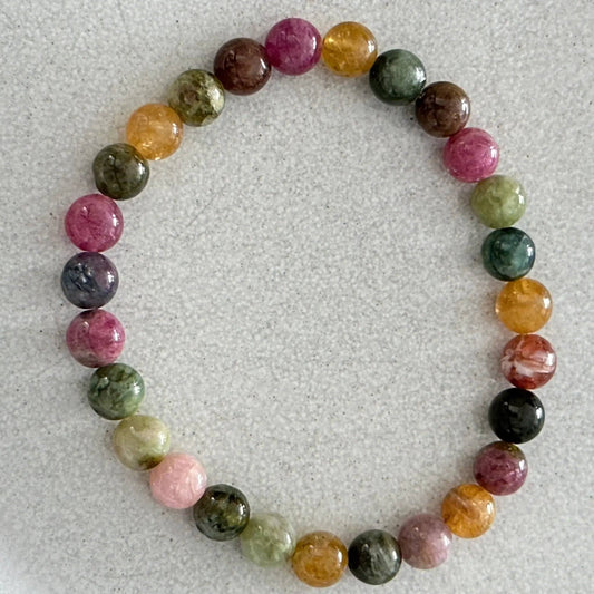Rainbow Tourmaline Bracelet - Uplift Beads
