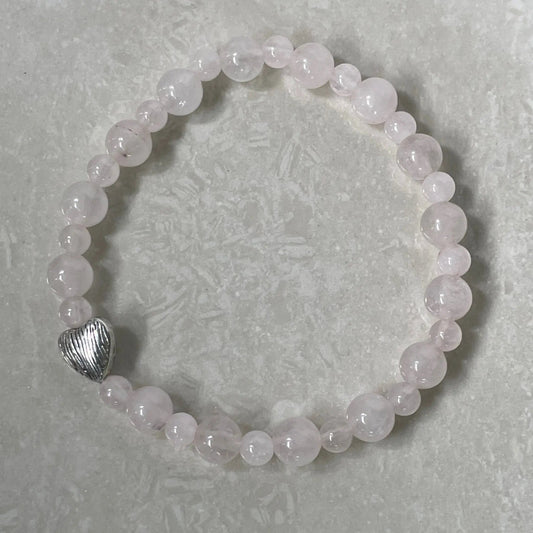 Rose Quartz Bracelet - Uplift Beads